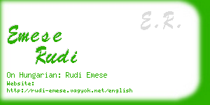 emese rudi business card